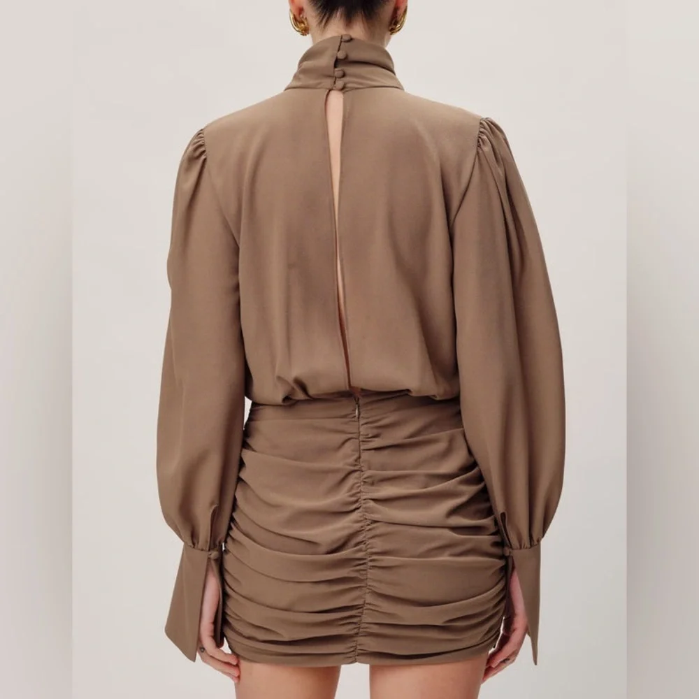 Ronny Kobo Yebba Dress - Toffee - Picture 2 of 2